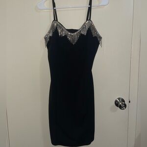 Planet Gold Dress, Size Large